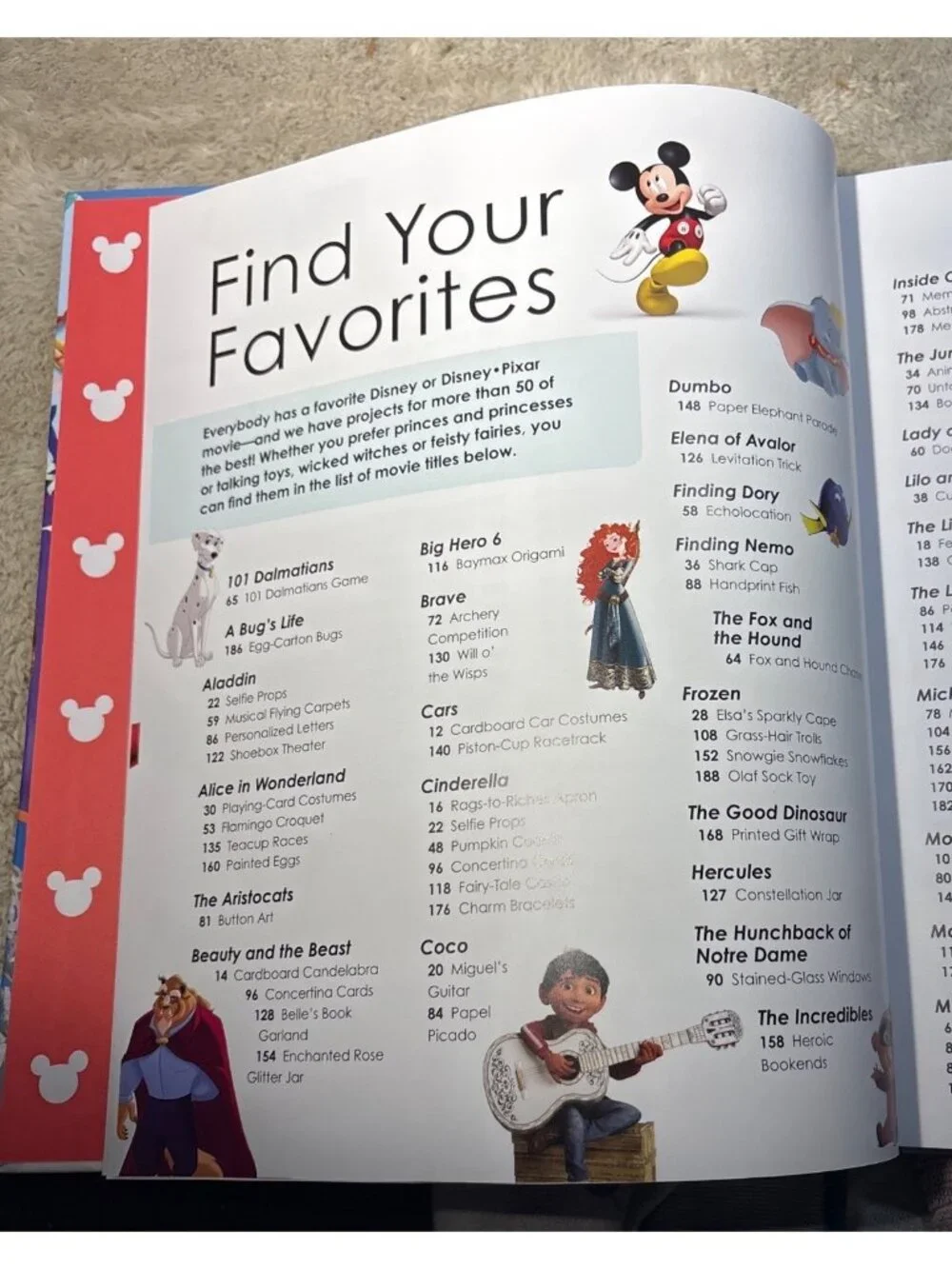 Disney Ideas Book Hardcover - Over 100 Disney Crafts Games & Activities - Picture 6 of 16